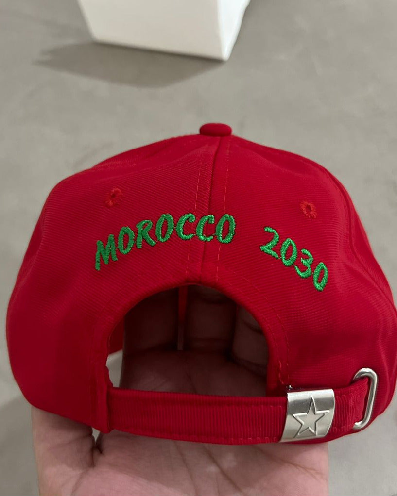 Casquette marocaine rouge